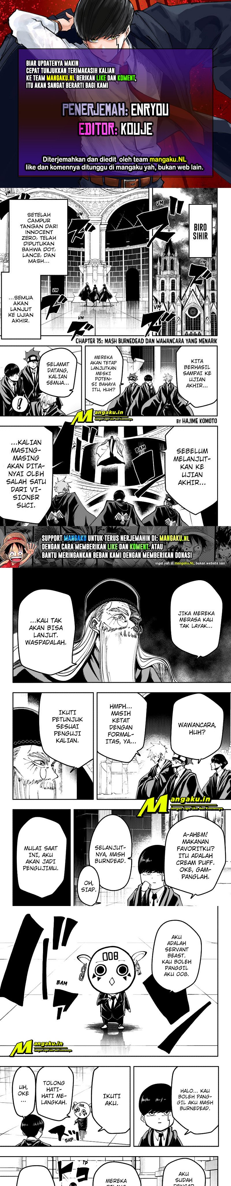 Mashle: Magic and Muscles chapter 75